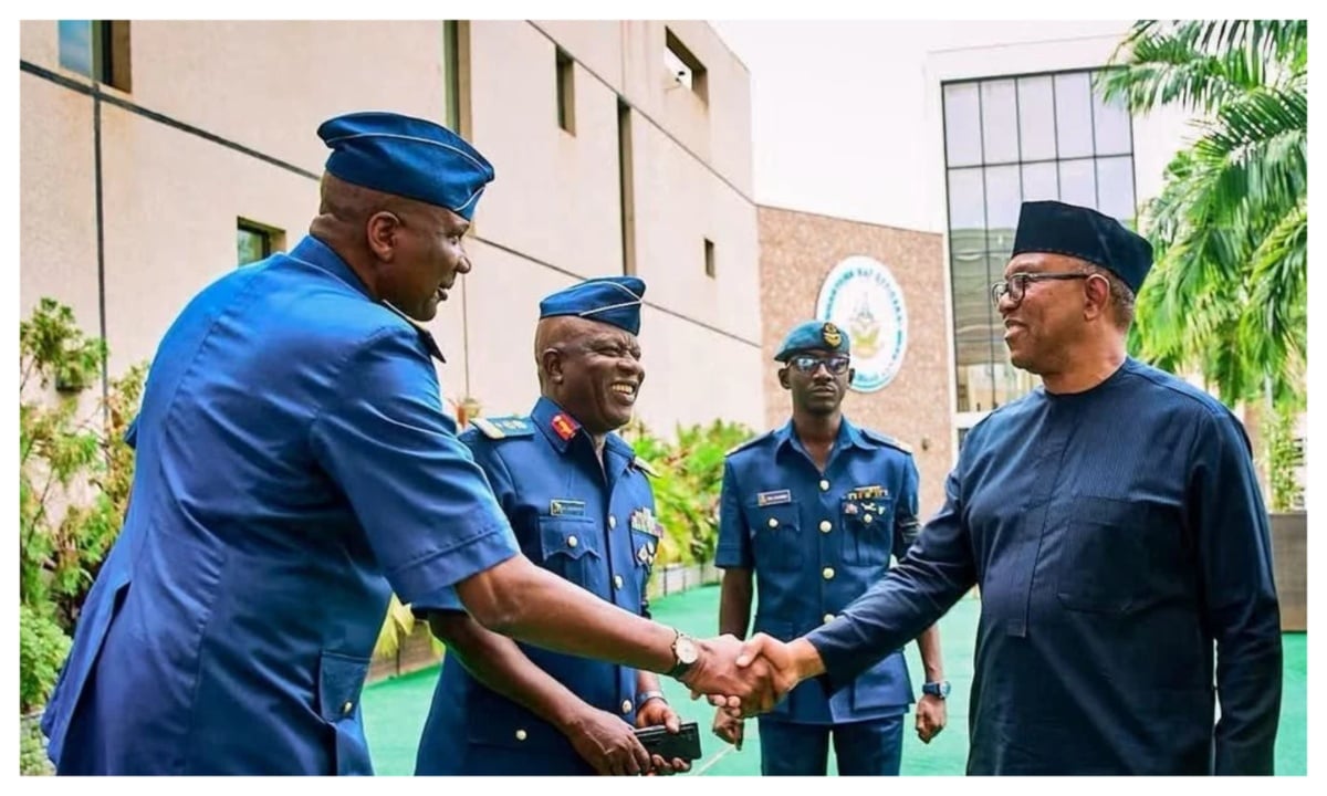 Peter Obi Signs Condolence Register For Ondo Air Crash Victims At NAF Facility