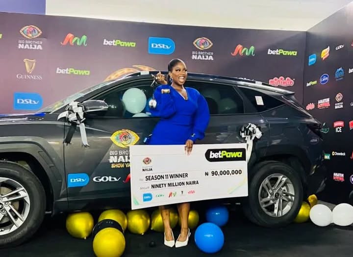 Temi Nkem Collects N90 Million Cash And New SUV As BBNaija Season 11 Winner